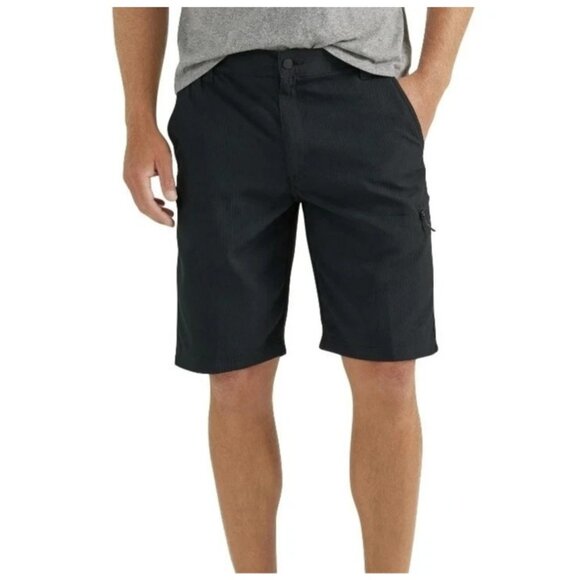 NEW Weatherproof Vintage Men's 34 Performance Tech Shorts Black Cargo Outdoor - Picture 1 of 8